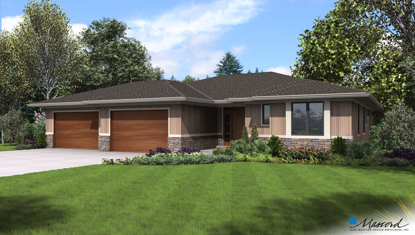 Mascord House Plan 1254: The Abingdon