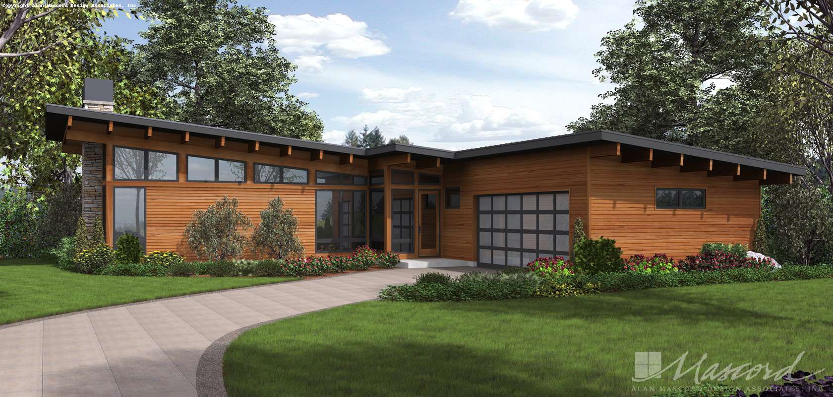 Mascord House Plan 1256: The Delores