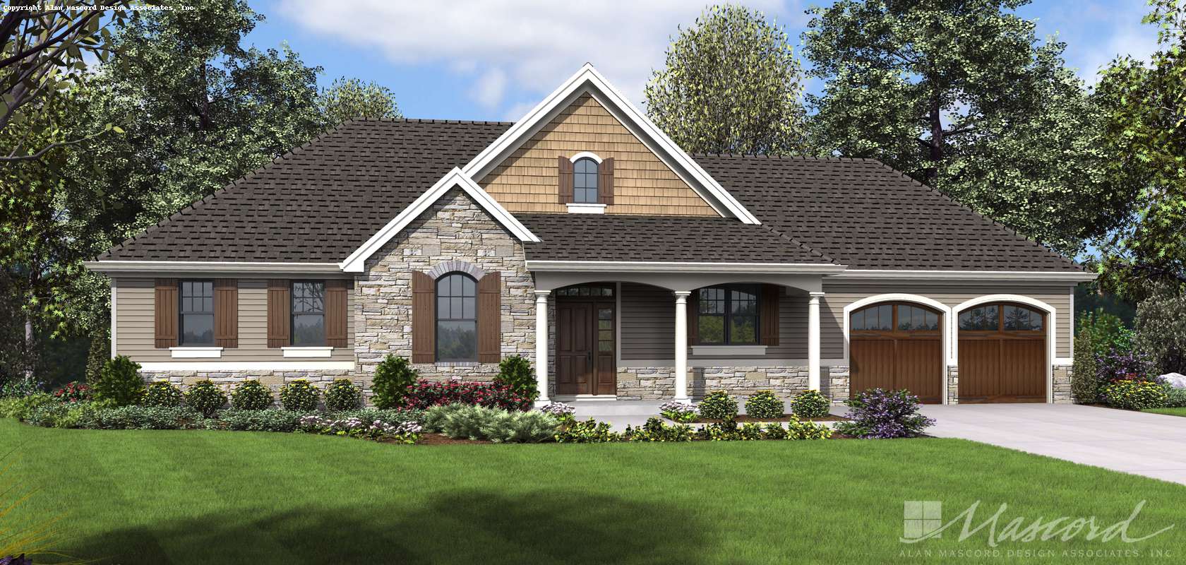 Mascord House Plan 1257: The Sunnydale
