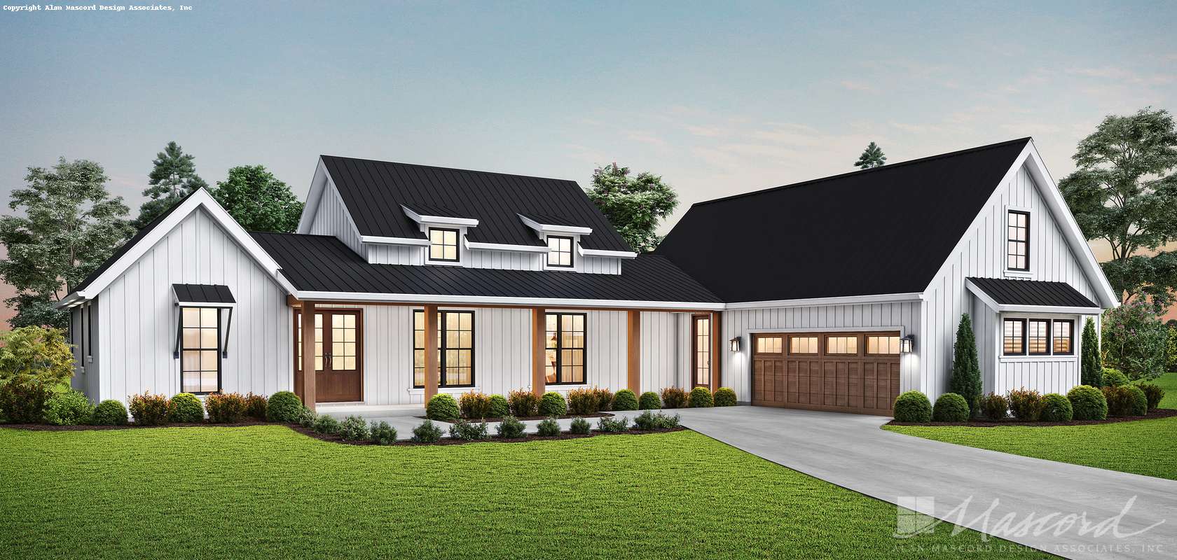 Contemporary House Plan 1259a The Meadowside 2060 Sqft 3 Beds 2 1 Baths