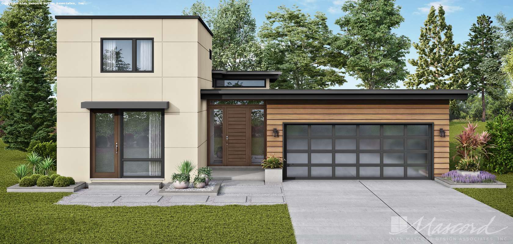 Mascord House Plan 1260: The Alameda North