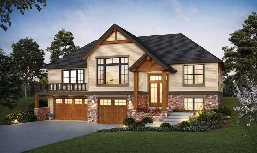 Mascord House Plan 1261: The Meadow View