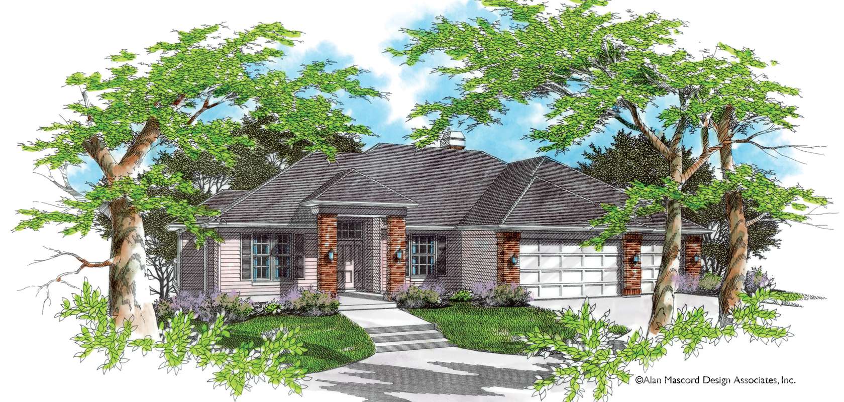 Mascord House Plan 1307: The Baldwin