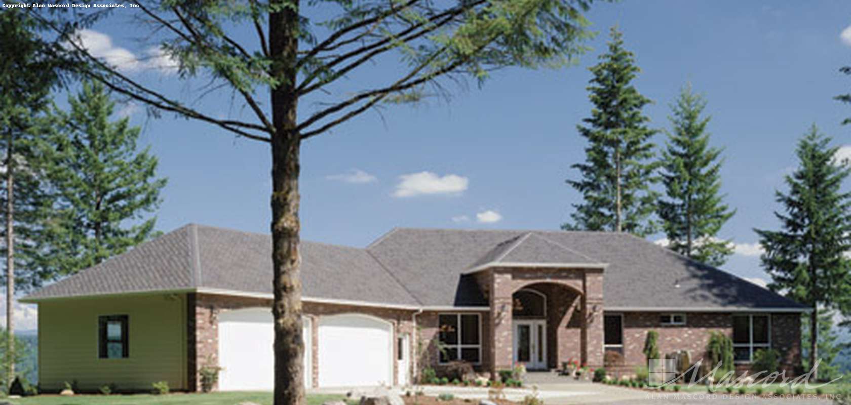 Mascord House Plan 1308B: The Doland