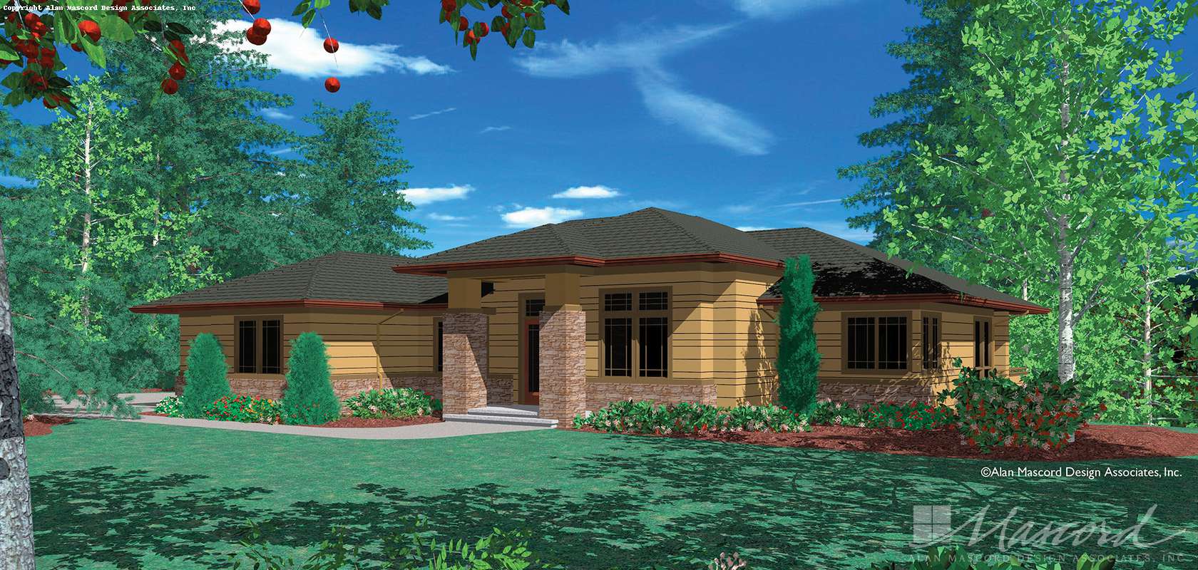 Mascord House Plan 1312AA: The Fullbright