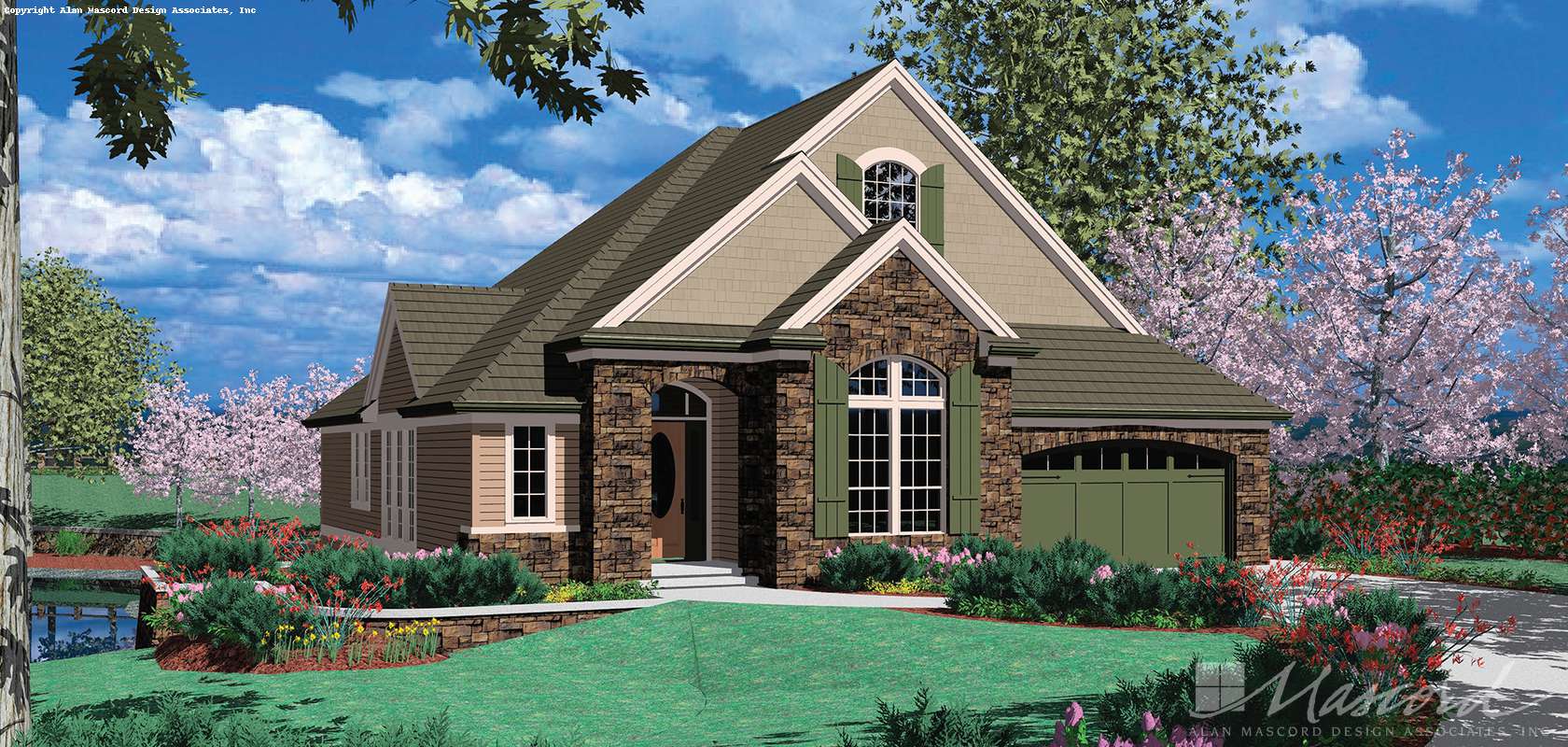 Mascord House Plan 1317: The Kimball