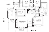 Contemporary House Plan 1321 The Leavenworth: 3317 Sqft, 4 Beds, 3.1 Baths