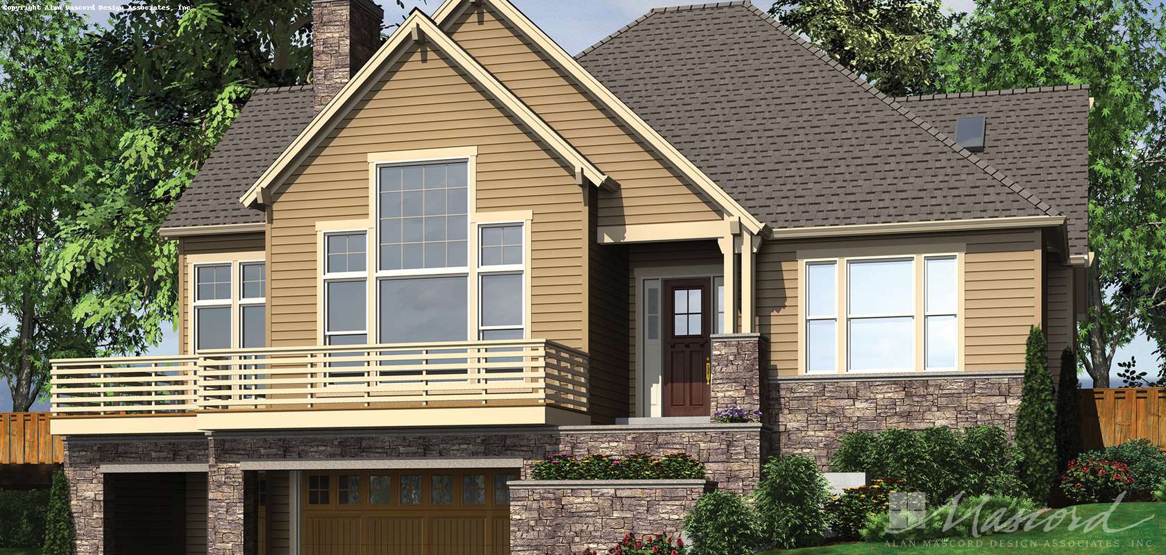 Mascord House Plan 1328: The Gibson