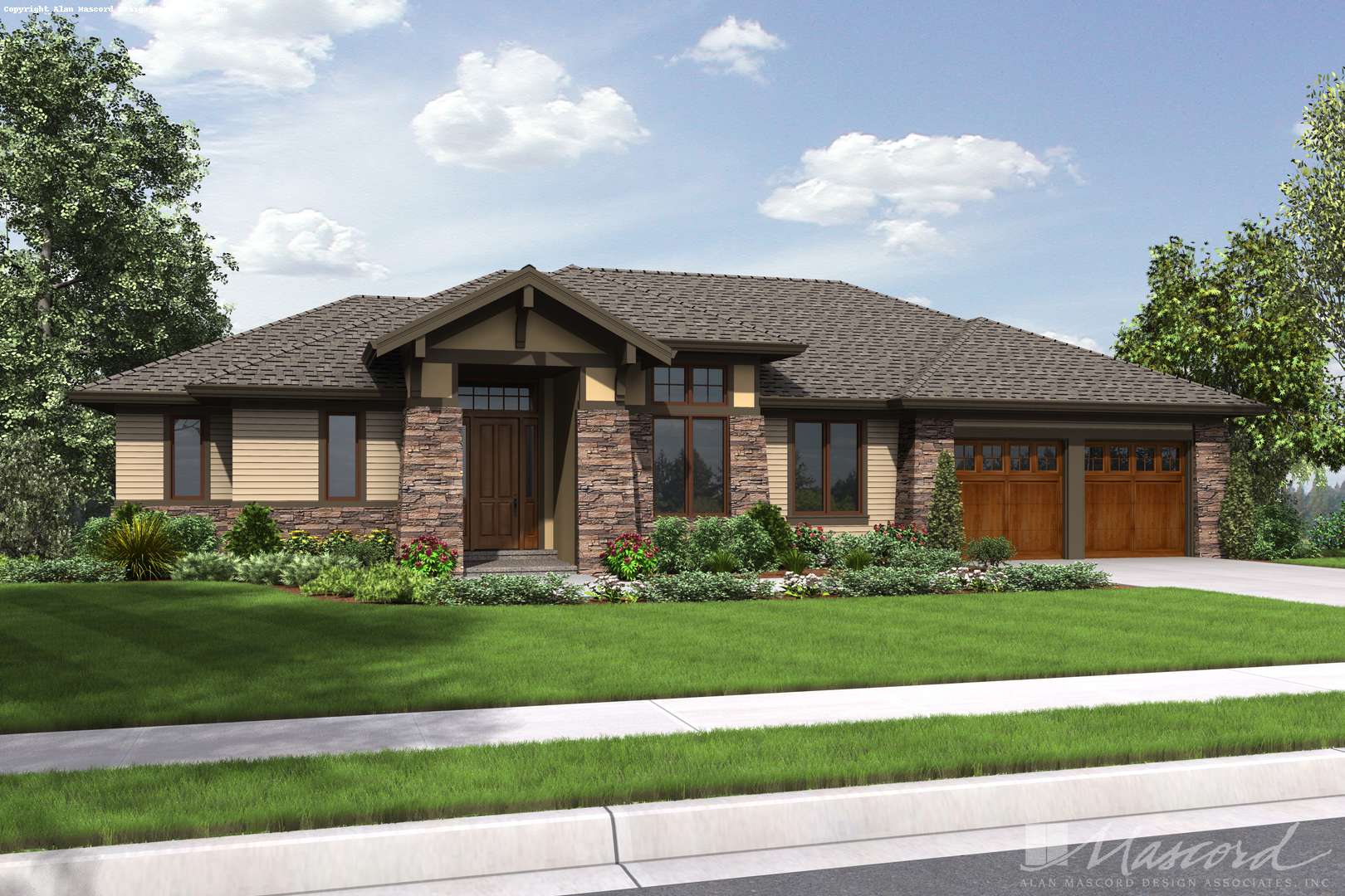 Contemporary House Plan 1339 The Briarwood 2694 Sqft 3 Beds 3 1