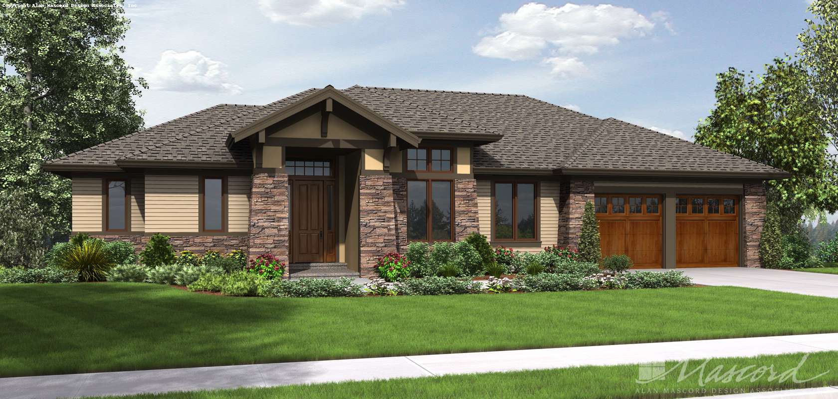 Mascord House Plan 1339: The Briarwood