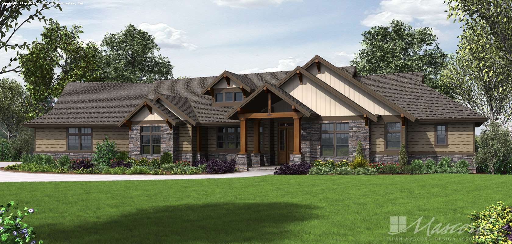 Mascord House Plan 1345: The Wilson