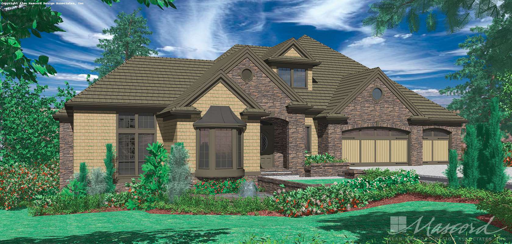Mascord House Plan 1404: The Avellana