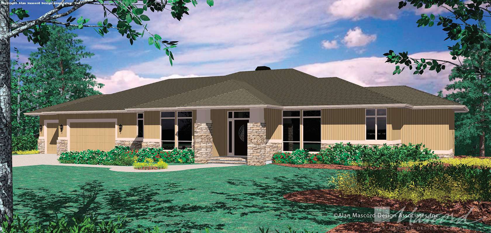 Mascord House Plan 1405: The Jalena