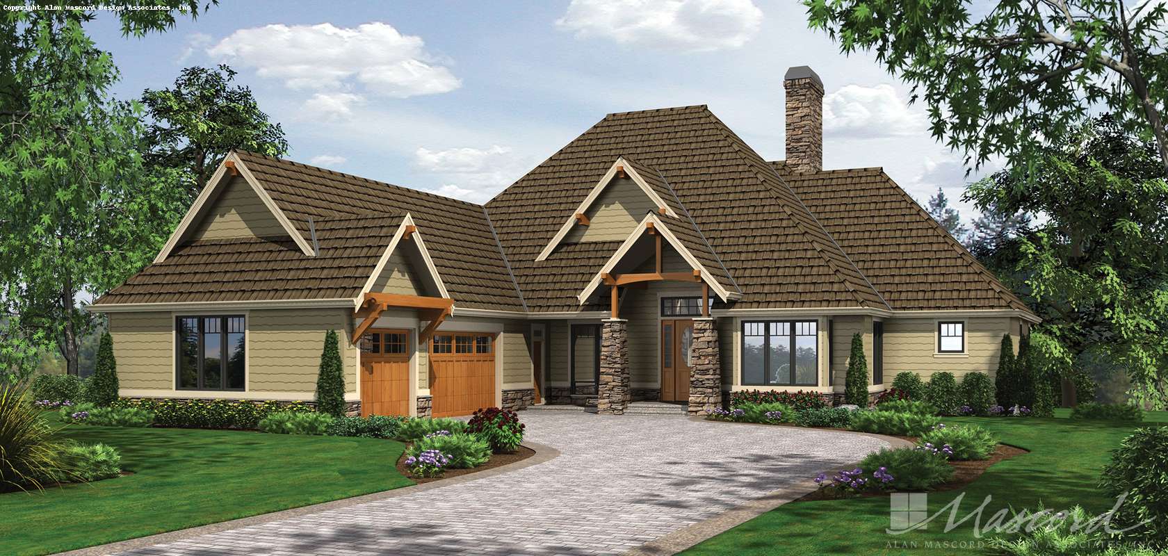 Mascord House Plan 1413: The Lambert