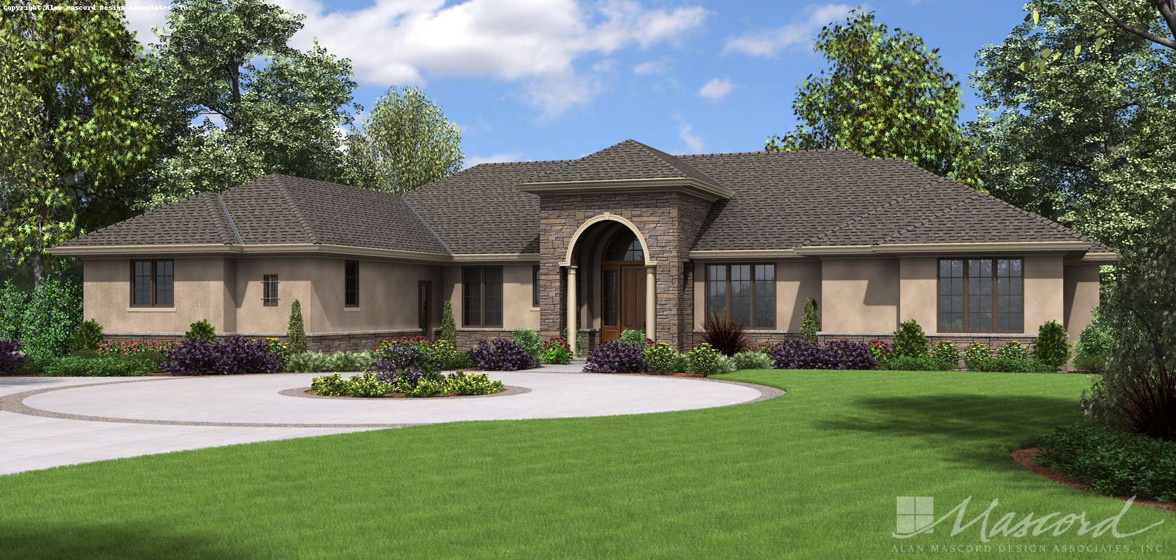 Mascord House Plan 1415: The Bremen