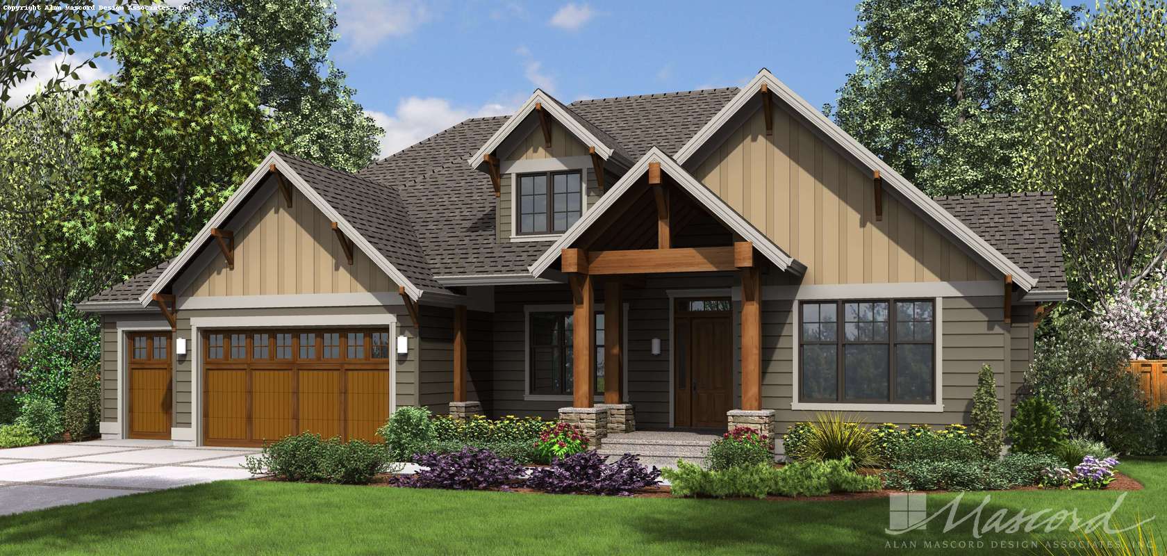 Mascord House Plan 1416: The St Louis