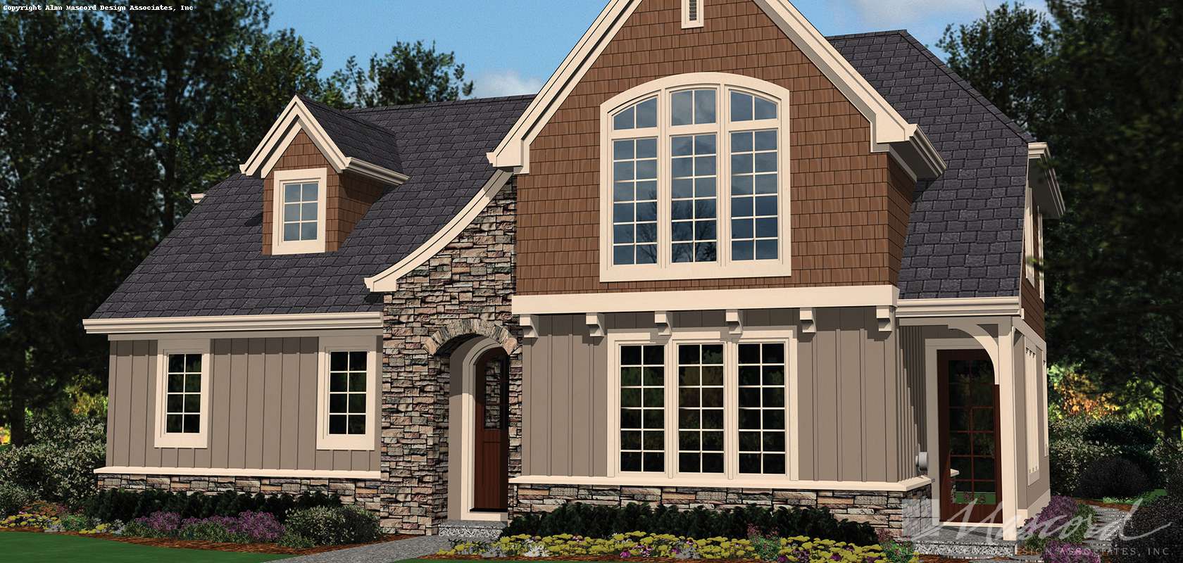 Mascord House Plan 2102AC: The DuMont