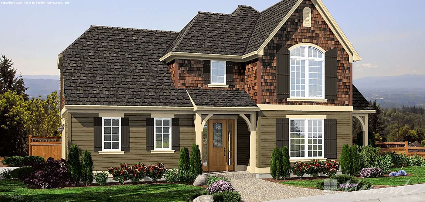 Mascord House Plan 2102AE: The Gutenberg