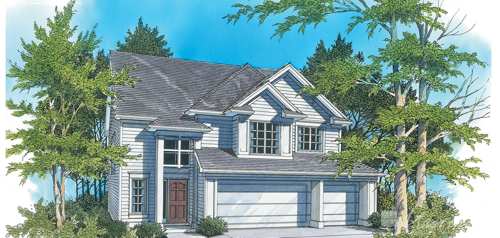 Mascord House Plan 2108: The Burgess