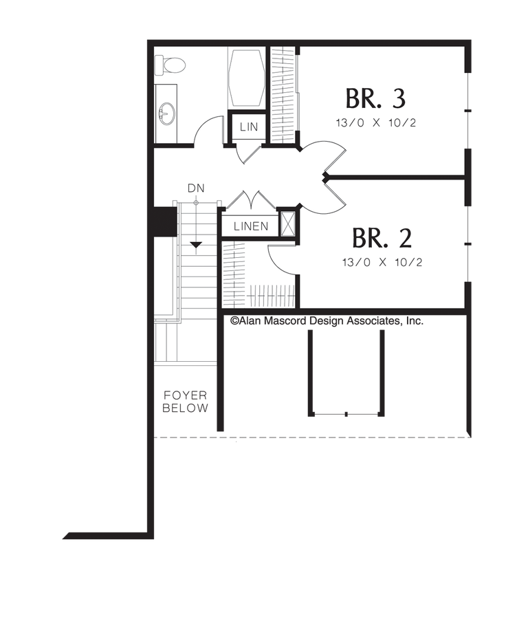 Cottage House Plan 21102A The Marshall 1761 Sqft, 3