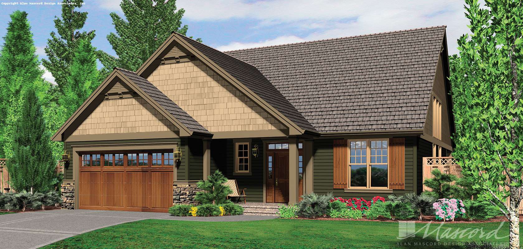 Mascord House Plan 21103: The Ellwood