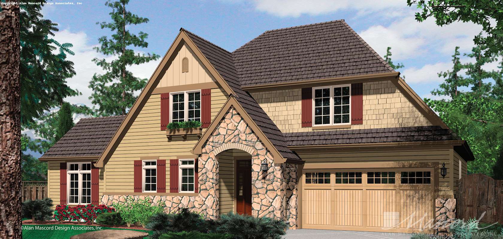 Mascord House Plan 21104: The Wycoff
