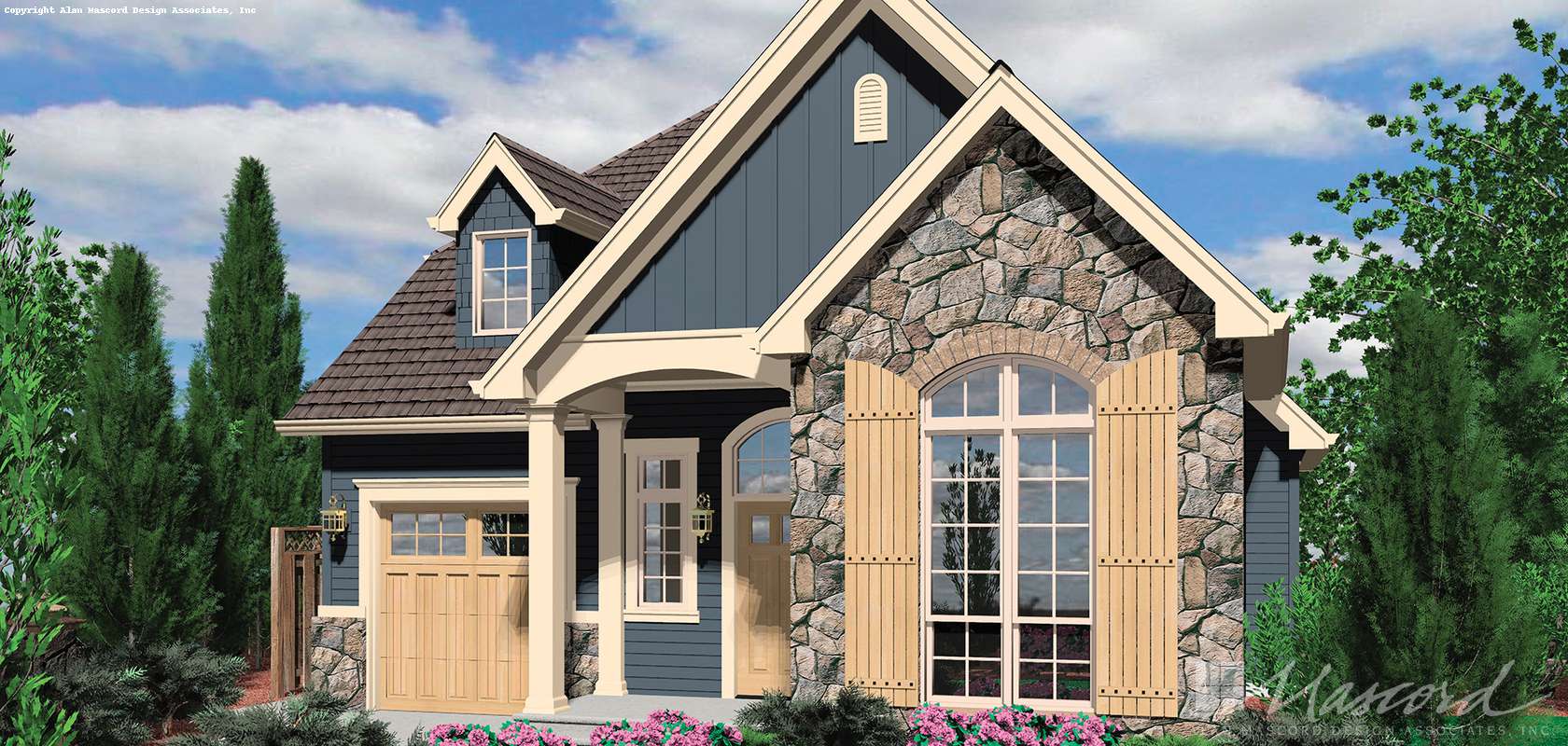 Mascord House Plan 21105: The Sherwood