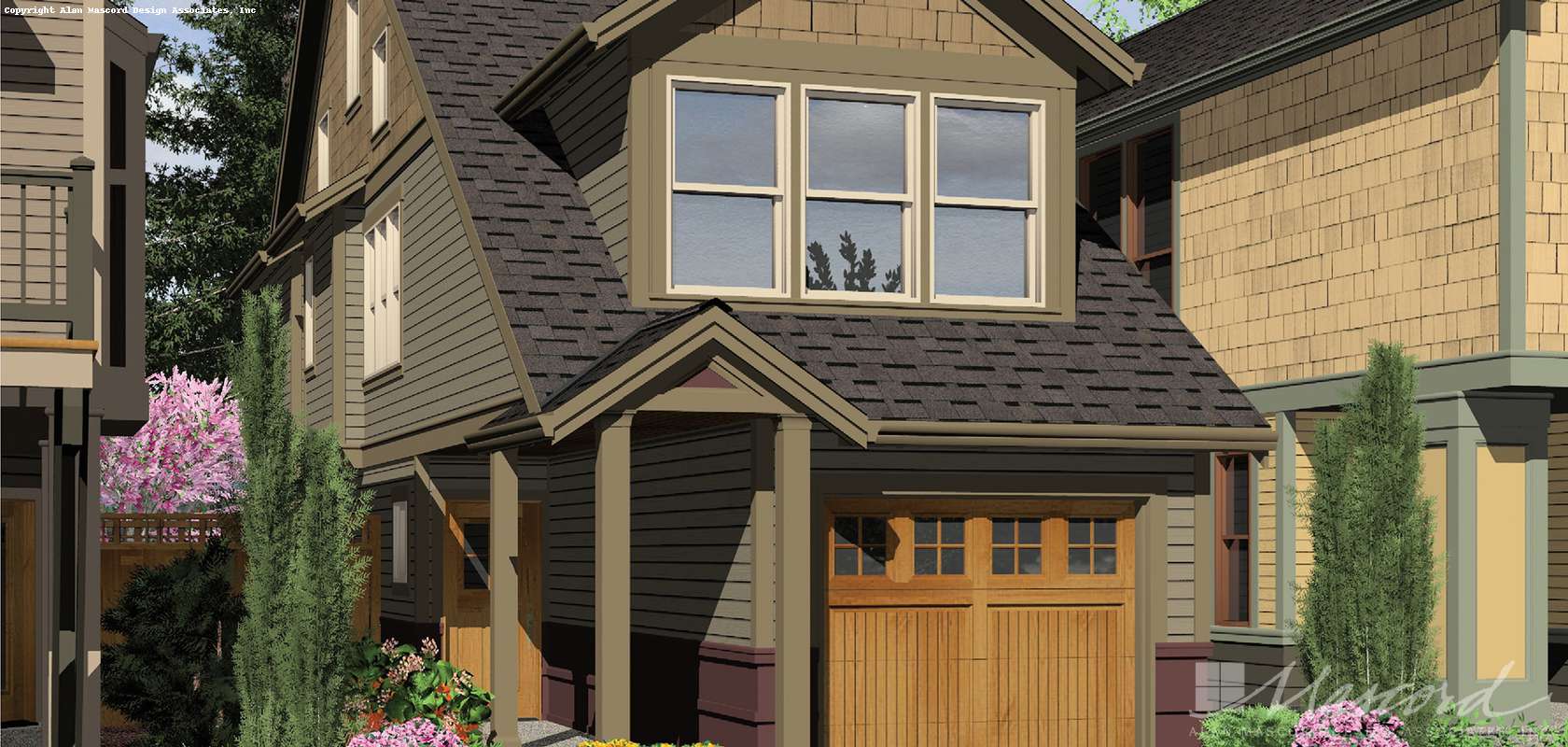 Mascord House Plan 21108: The Wedgewood