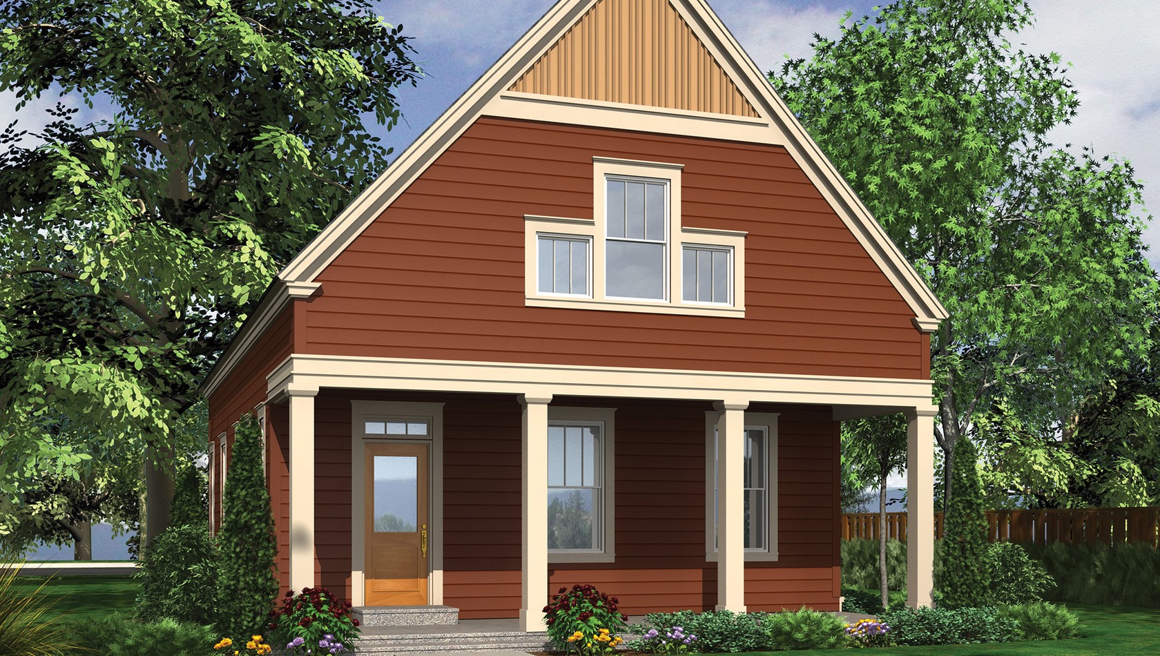 Mascord House Plan 21114: The Jasmine