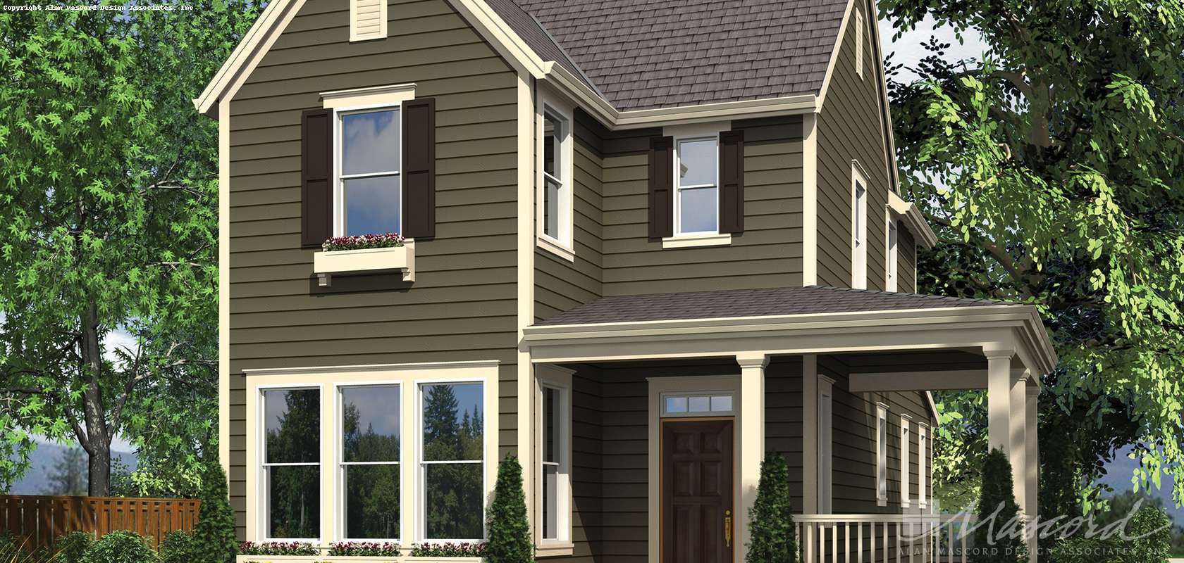 Mascord House Plan 21116: The Sullivan