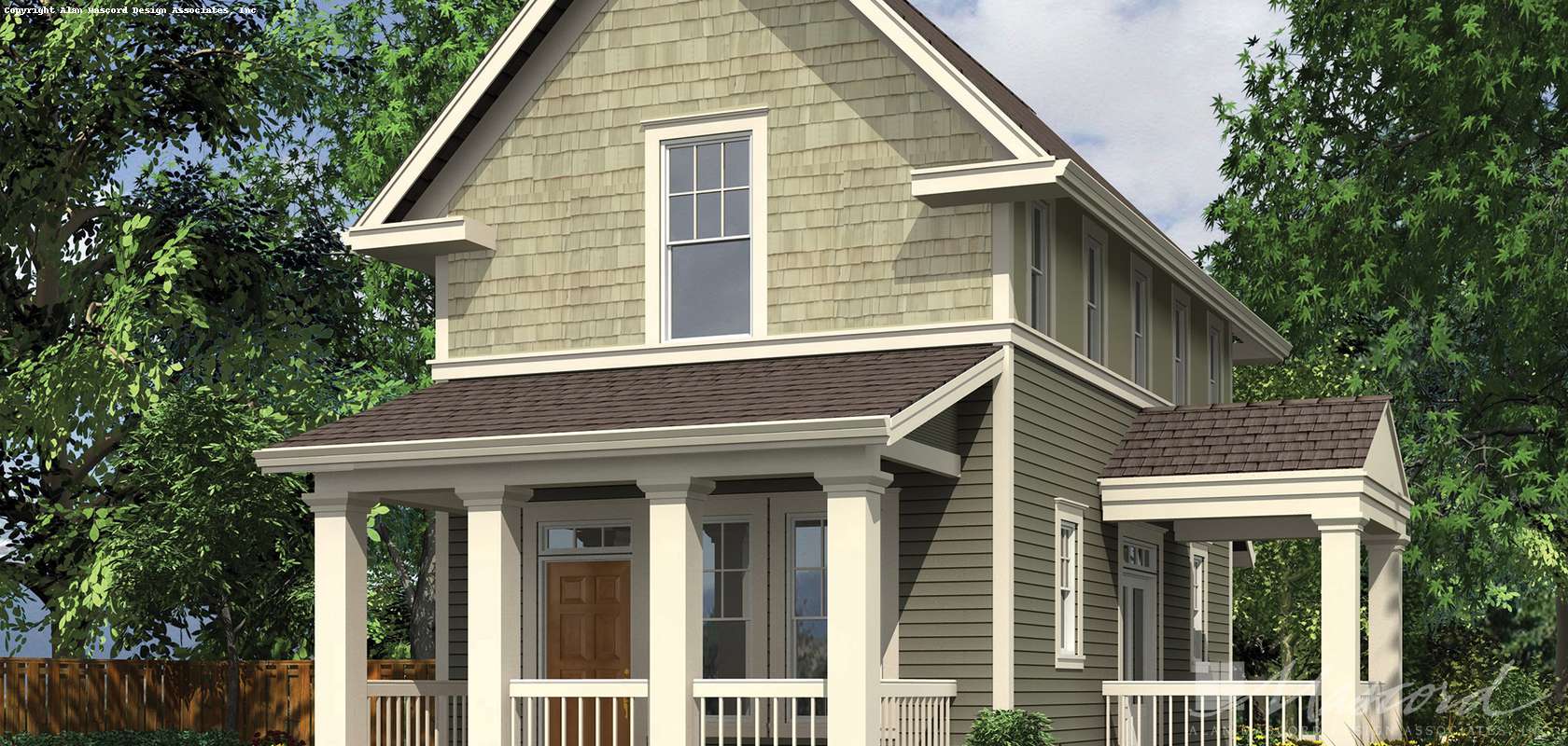 Mascord House Plan 21117A: The Nalley