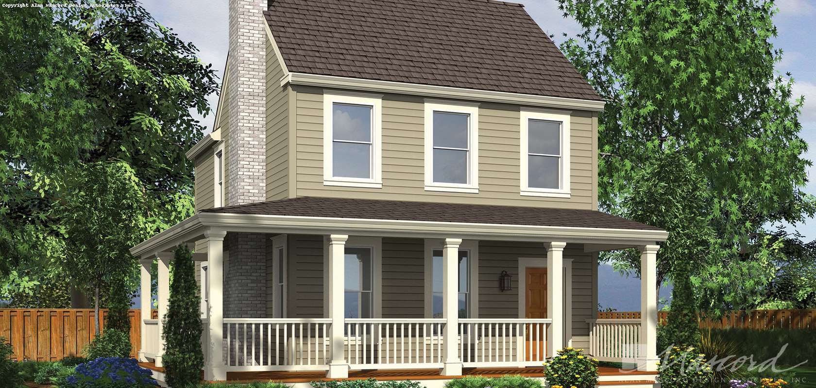 Mascord House Plan 21118: The Mallory