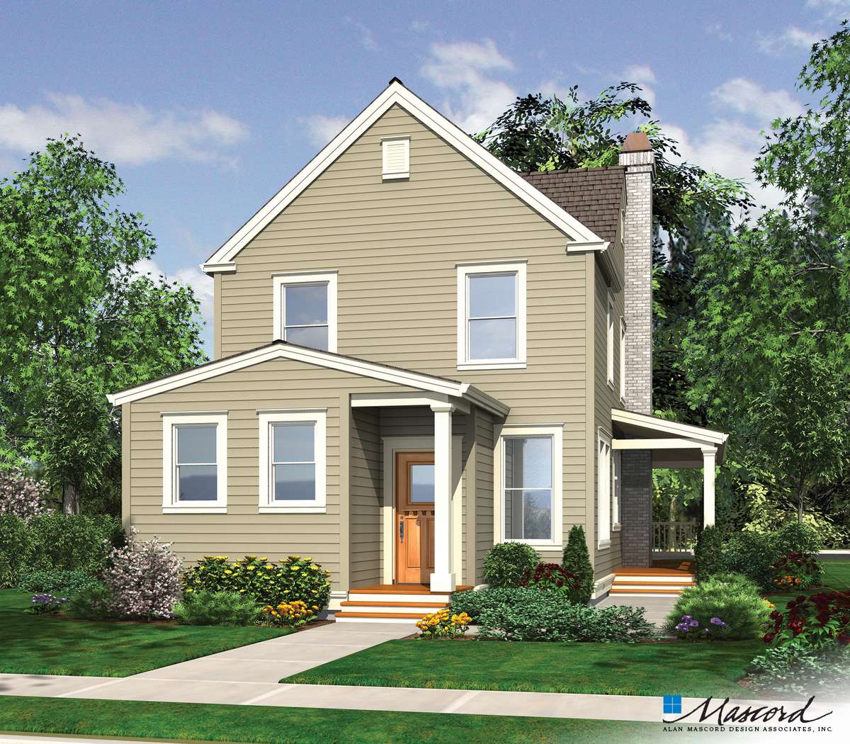 Cape Cod House Plan 21118 The Mallory: 1516 Sqft, 3 Beds, 2.1 Baths