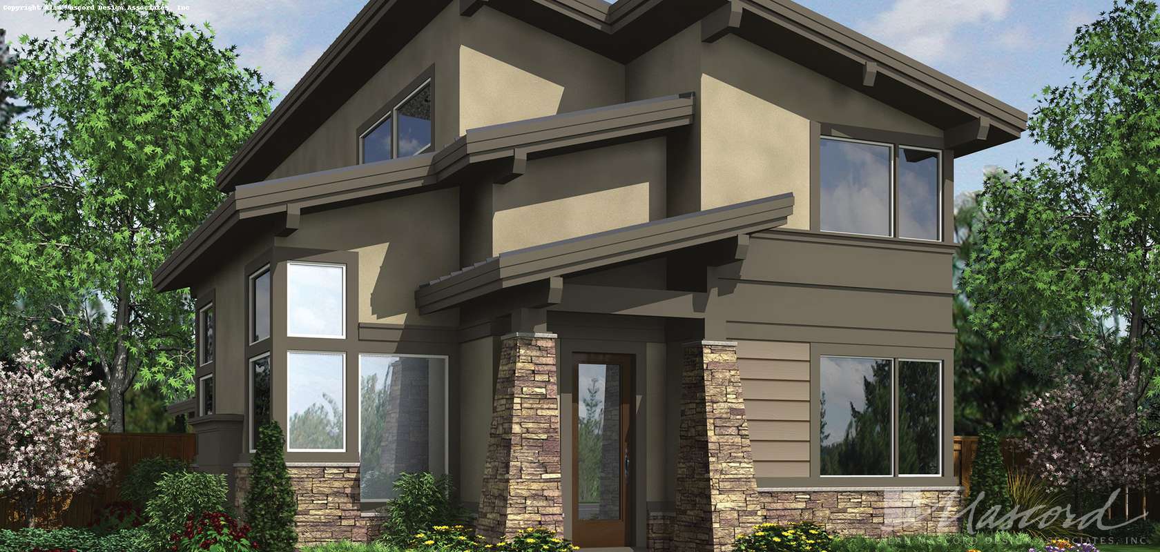 Mascord House Plan 21121: The Darbi