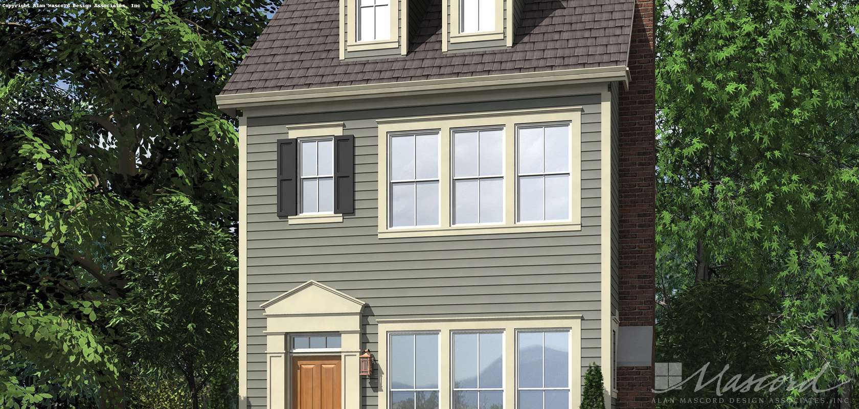 Mascord House Plan 21122: The Garvin