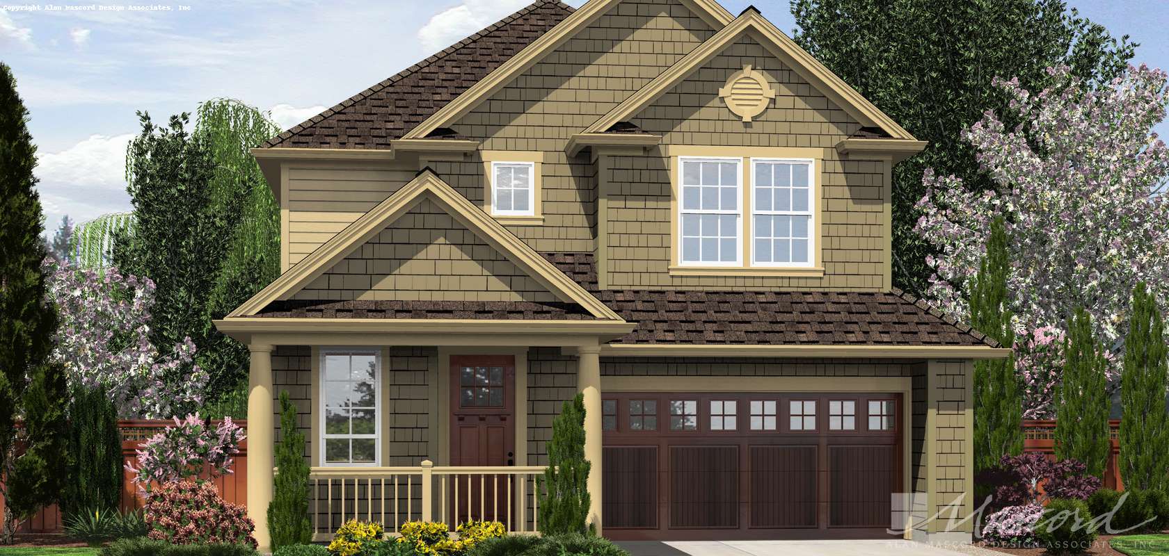 Mascord House Plan 21124C: The Hazel Green