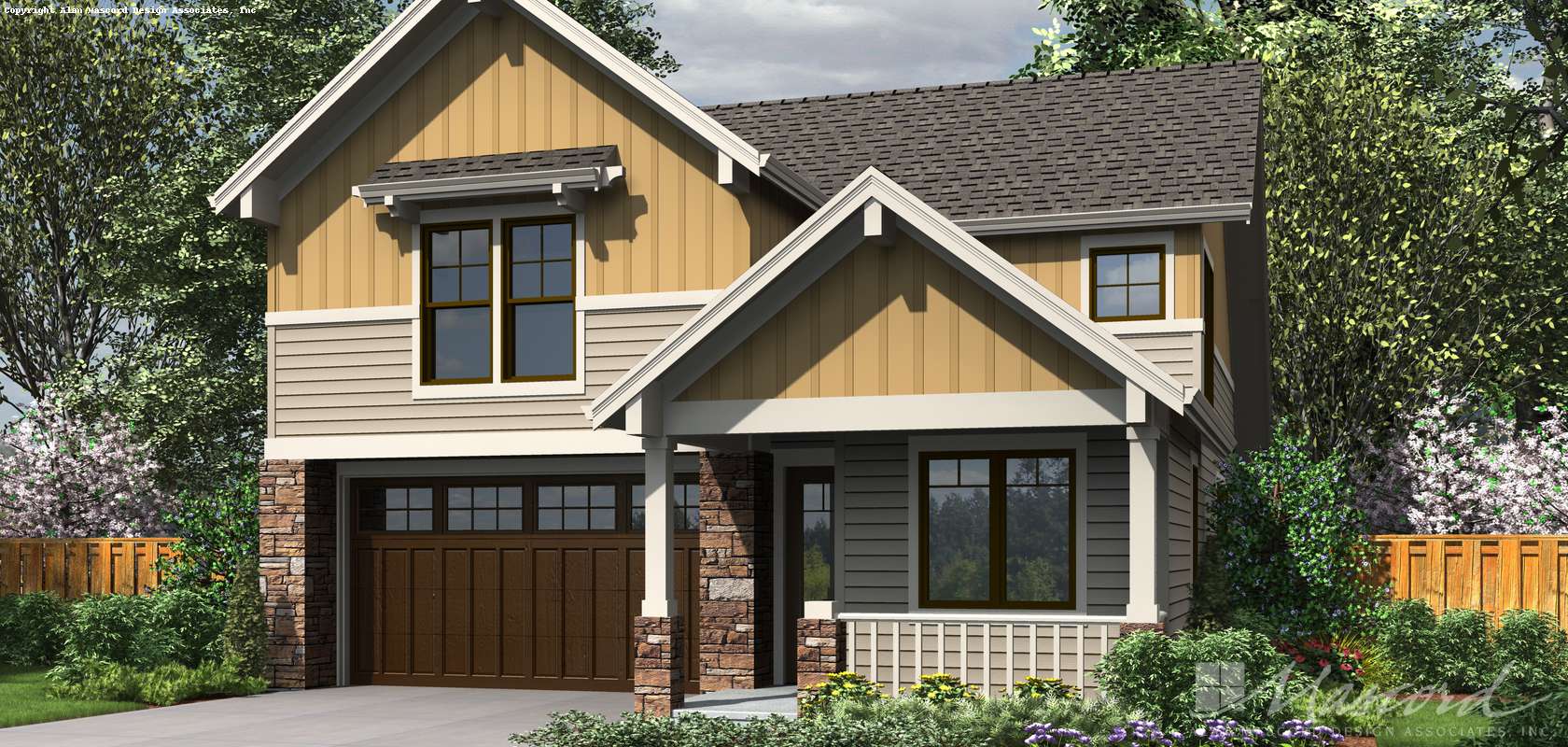 Mascord House Plan 21125: The Barnsley