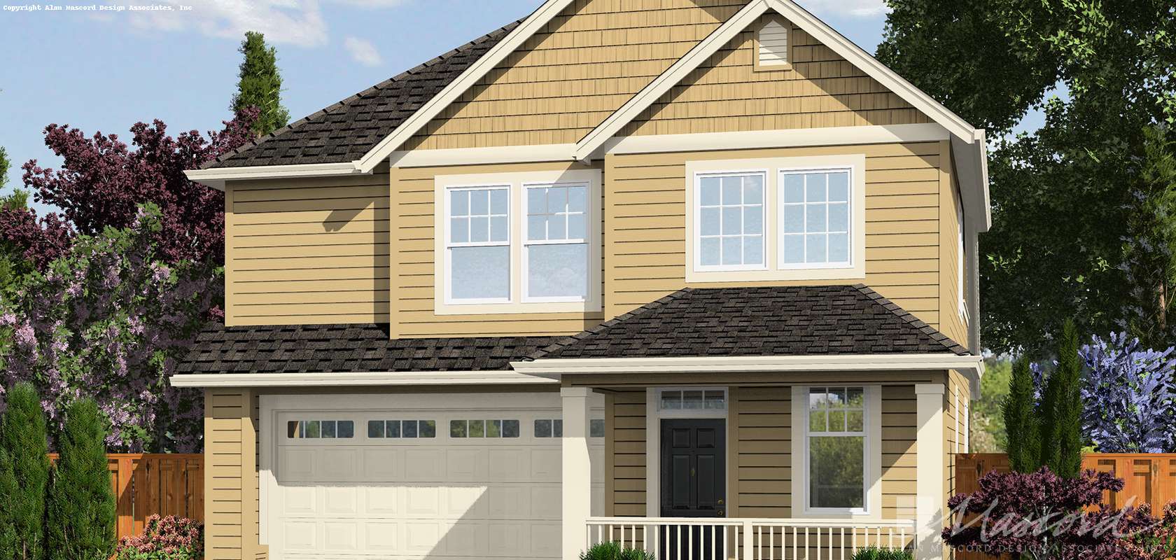 Mascord House Plan 21126A: The Yamhill