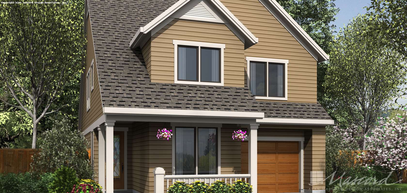 Mascord House Plan 21127: The Sunnycrest