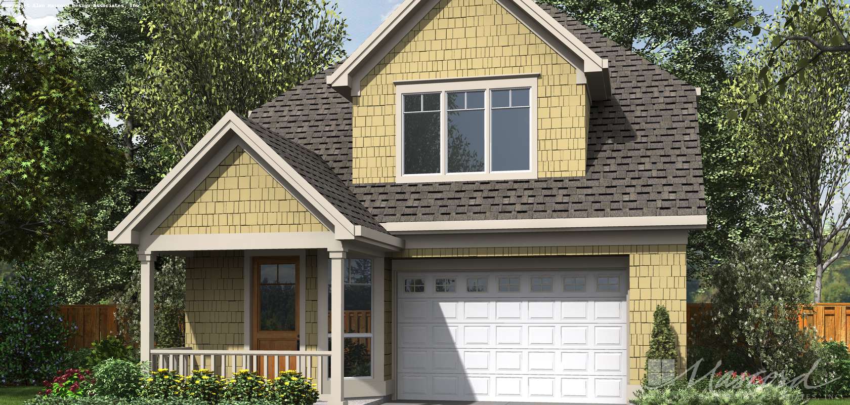 Mascord House Plan 21130: The Shaftbury