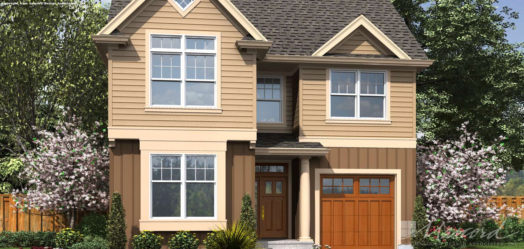 Mascord House Plan 21131: The Reading
