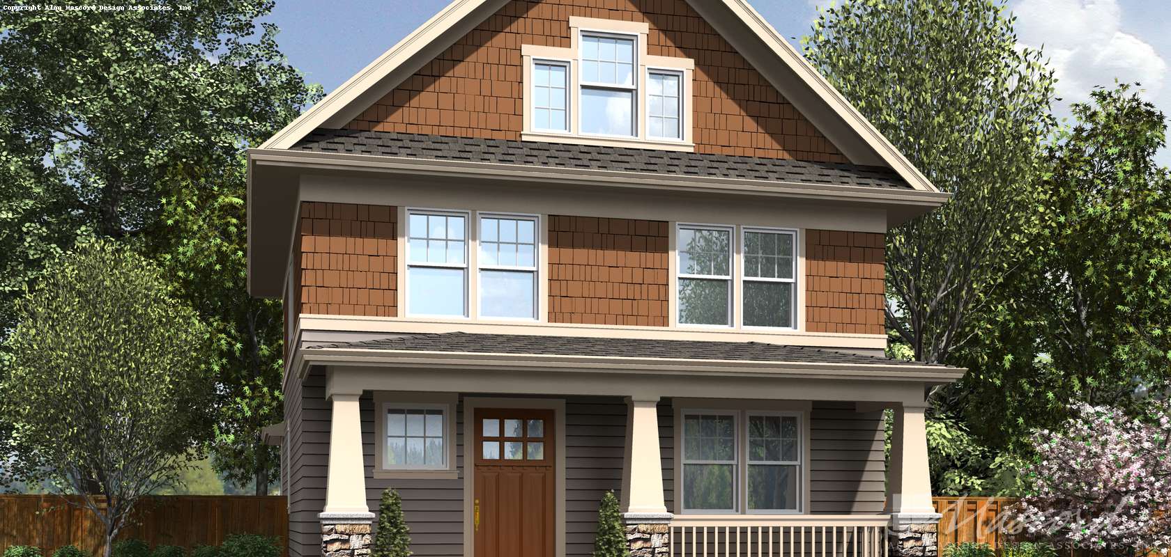 Mascord House Plan B21133: The Darlington