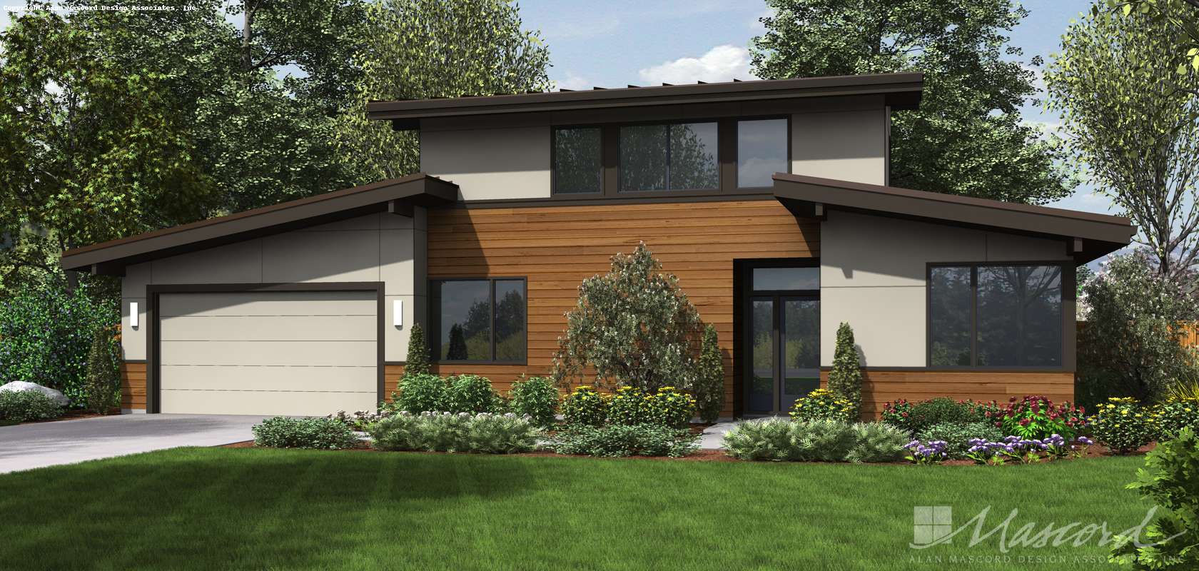Mascord House Plan 21135: The Caldersyke
