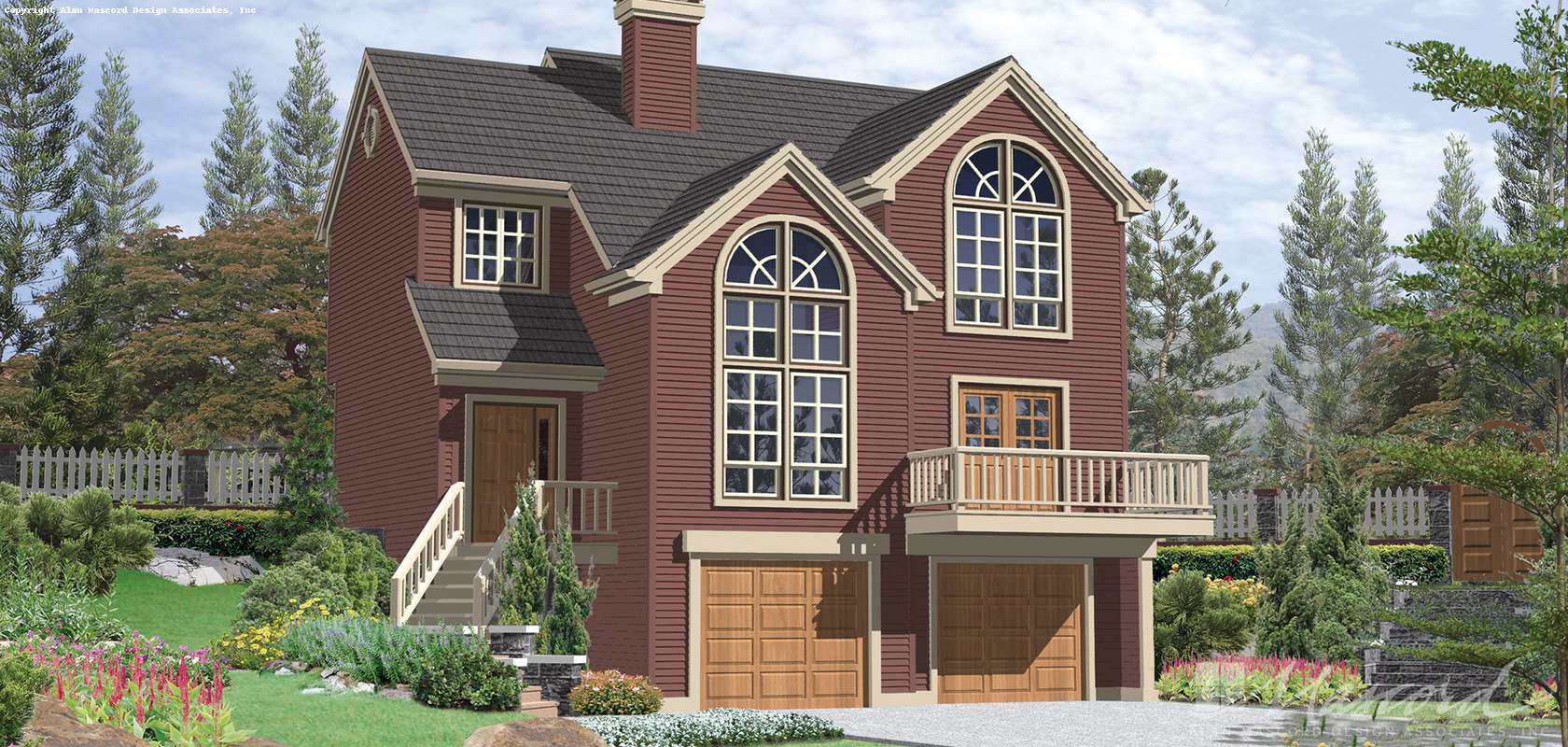 Mascord House Plan 2113A: The Everett