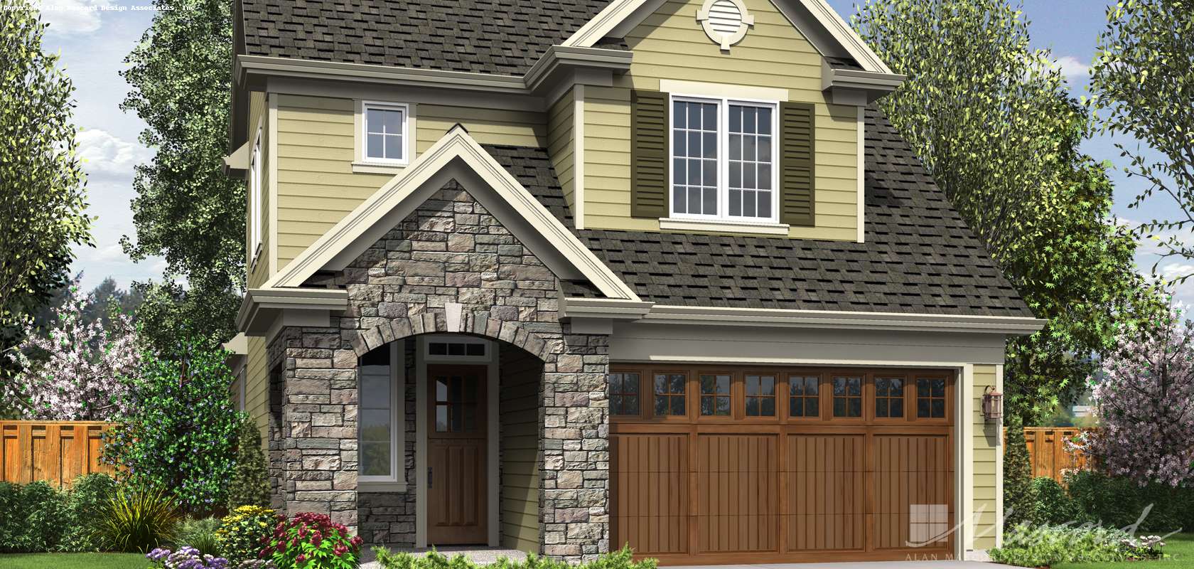 Mascord House Plan 21144: The Barberton