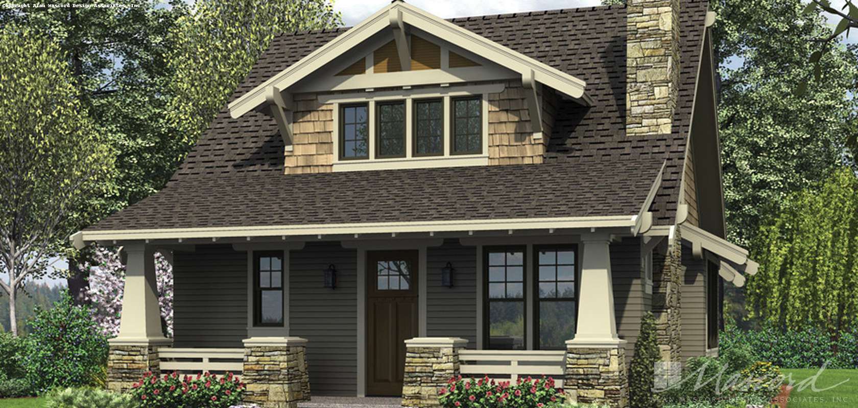 Mascord House Plan 21145: The Morris