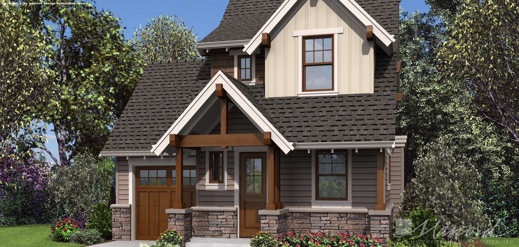 Mascord House Plan 21148: The Montreux