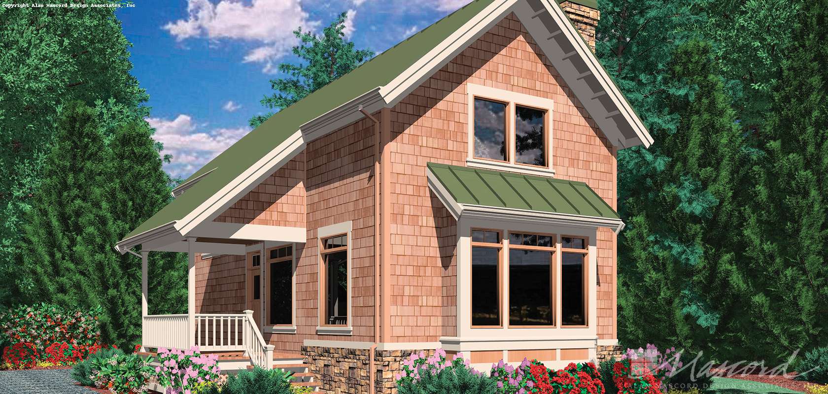 Mascord House Plan 2115: The Vanessa
