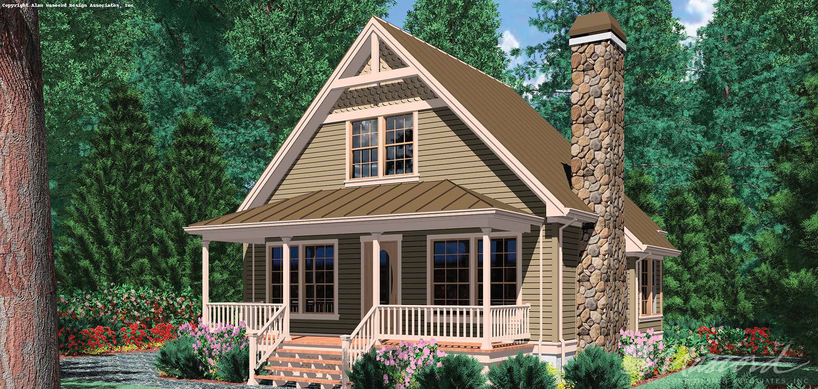 Mascord House Plan 2115A: The Abbeville