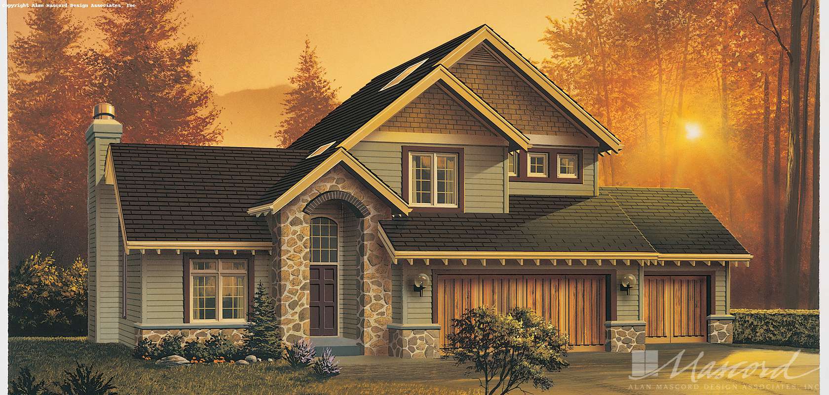 Mascord House Plan 2120C: The Larson